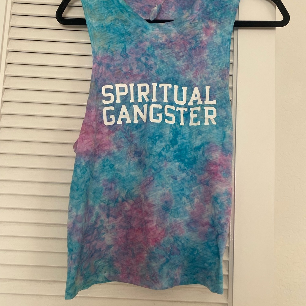 Spiritual Gangster Blue and Purple Tee